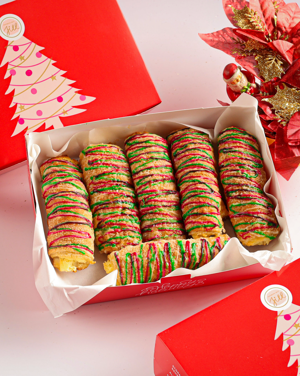 Holiday Cheese Rolls Gift Box