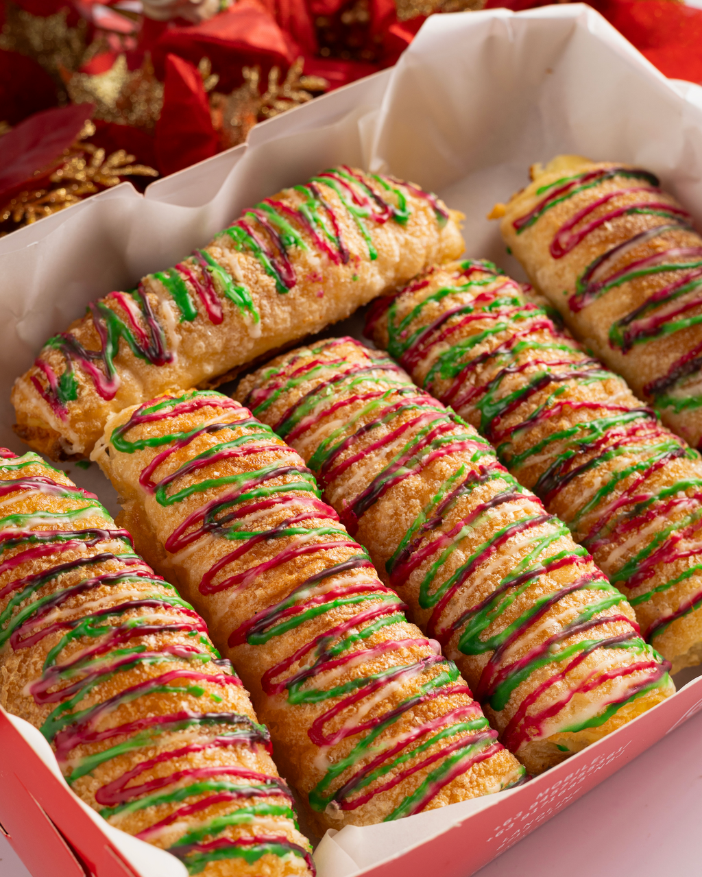 Holiday Cheese Rolls Gift Box