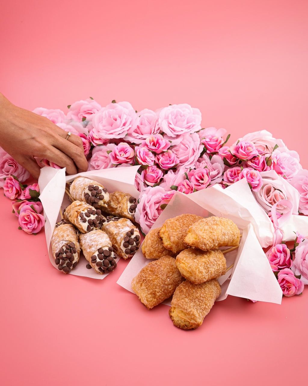 Mini Pastry Bouquets