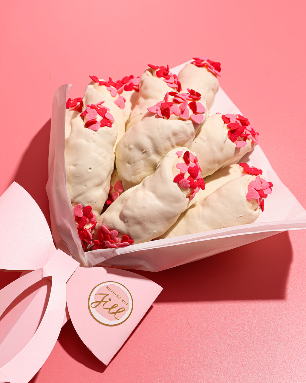 White Chocolate Hearts Bouquet
